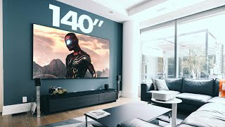 A 140quot 4K Home Theatre Projector for CHEAP [upl. by Paolo]