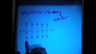 Pentane C5H12 Lewis Dot Structure [upl. by Adierf]