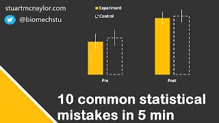 Ten Statistical Mistakes in 5 Min [upl. by Uzzi787]