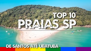 10 Melhores Praias de São Paulo  De Santos a Ubatuba [upl. by Aluor680]