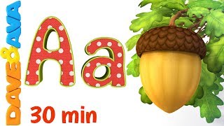 🤩Phonics Song 2  Learn ABC’s and Phonics  Nursery Rhymes and ABC Songs for Kids from Dave and Ava🤩 [upl. by Adnawyek]