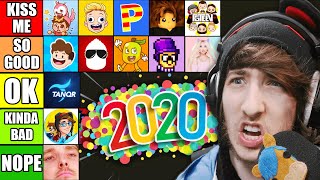 The BEST Roblox YouTubers of 2020 Tier List [upl. by Avera]