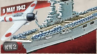 141  Carrier vs Carrier  The Battle of Coral Sea  WW2  May 9 1942 [upl. by Rubio]