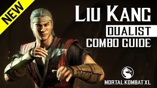 Mortal Kombat X LIU KANG Dualist Combo Guide [upl. by Eiramrebma]