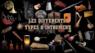 LES DIFFERENTS TYPES D’INSTRUMENTS DE MUSIQUE 1 [upl. by Compte]