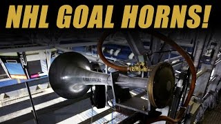 Reviewing All NHL Arena Goal Horns [upl. by Amorita]