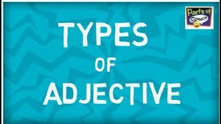 Types of Adjectives  Six Types  Parts of speech [upl. by Rehpretsirhc]