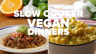 Slow Cooker Vegan Dinners • Tasty [upl. by Ahsiener927]