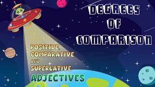 Degrees of Comparison  Positive Comparative and Superlative Adjectives [upl. by Benedic643]