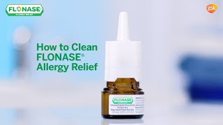 FLONASE® Allergy Relief How To Clean [upl. by Kerat527]