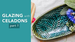 Glazing with Celadons PART 1 [upl. by Neirol]