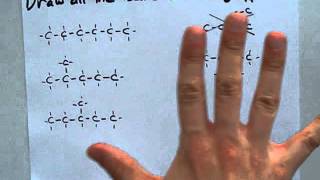 Draw the Isomers of hexane C6H14 [upl. by Enelrad251]