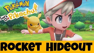 Pokemon LetS Go Celadon City Team Rocket Hideout Walkthrough [upl. by Eilsel]