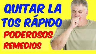 Remedios para Quitar La Tos Seca【AL INSTANTE】Curar con Jarabes Caseros Naturales Rapido 2025 [upl. by Nelav]