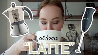 HOW TO MAKE A quotLATTEquot AT HOME moka pot  frother [upl. by Nared]