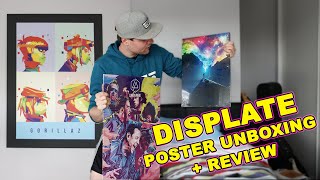 Displate Medium and Large Metal Poster Unboxing amp Review  Matte vs Gloss comparison [upl. by Esya]