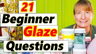 21 Beginner Glaze Questions  Pottery for Beginners [upl. by Ariek336]