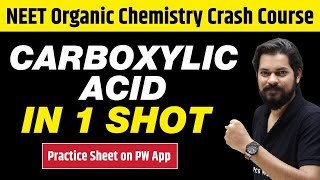 CARBOXYLIC ACID in One Shot  All Concepts Tricks amp PYQs  Class 12  NEET [upl. by Nitsirk521]