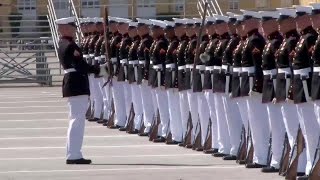 US Marine Corps Silent Drill Platoon [upl. by Sanalda291]