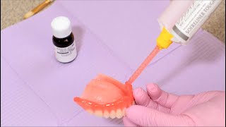 Full Chairside Denture Reline Procedure using SOFRELINER TOUGH® [upl. by Dania]