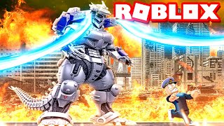 MECHAGODZILLA KIRYU vs EVERYTHING in ROBLOX [upl. by Aek]