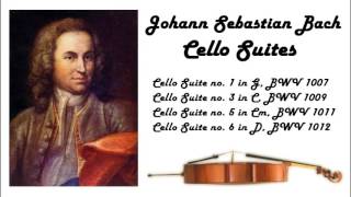 Johann Sebastian Bach  Cello suites in 432 Hz great for reading or studying [upl. by Annaiv]