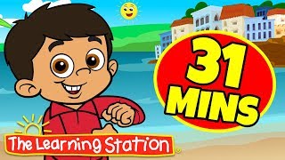 A Ram Sam Sam Song ♫ The Learning Station ♫ 31 Mins Compilation ♫ Videos for Kids [upl. by Jacquenette134]