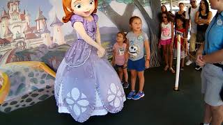 Meeting Sofia the First at Disney [upl. by Lapo]