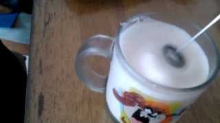 Aerolatte Review Frothing Cold Milk In Under 1 Minute [upl. by Nnaeoj523]