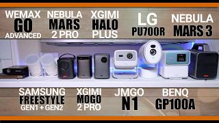 2023 Ultimate Portable Projector Comparison [upl. by Eleazar596]