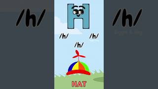 🎩 H for Hat  Fun Phonics Song for Kids  ABC Learning Shorts 🎶 [upl. by Nerrol]