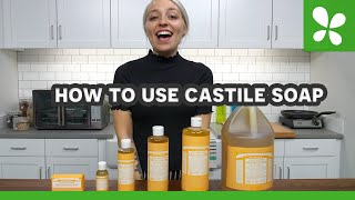 How To Use Dr Bronners Castile Soap [upl. by Marysa]